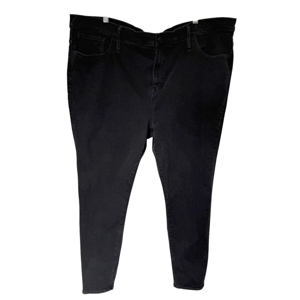 Madewell Roadtripper Jeans Women 37 Black Good High Rise Skinny Stretch